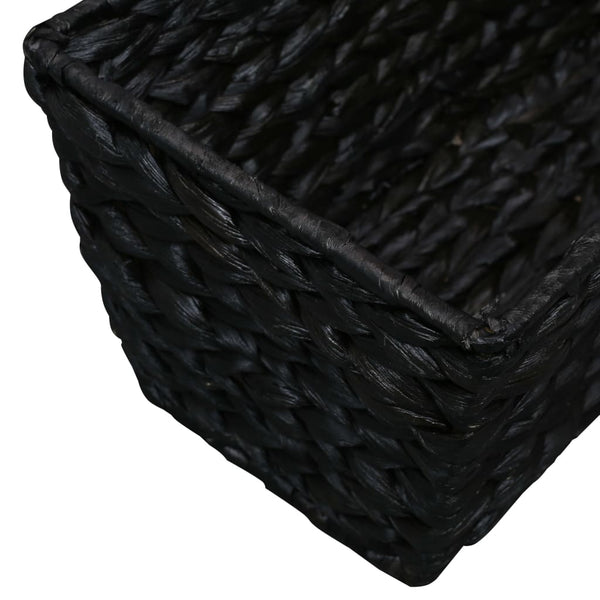 Raised Garden Beds Garden Planters 2 Pcs Water Hyacinth Black