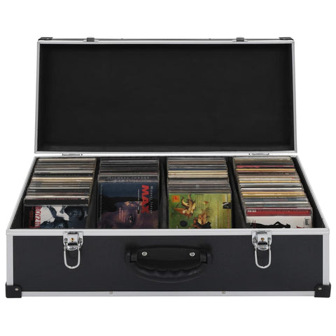 CD & Video Racks Cd Case For 80 Cds Aluminium Abs