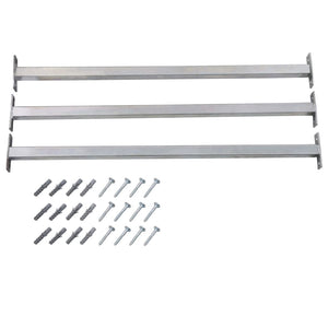 Other Window Accessories Adjustable Security Window Bars 3 Pcs 710 1200 Mm