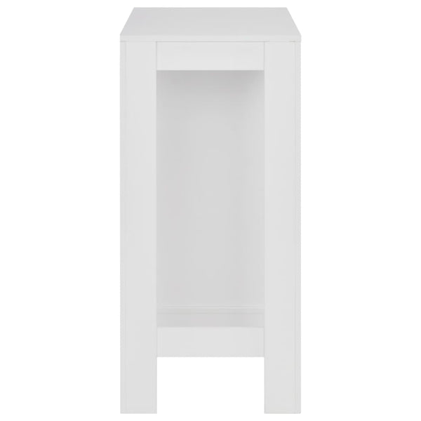 Bar Tables Bar Table With Shelf White 110X50x103 Cm