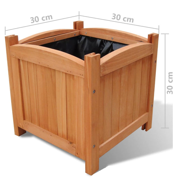 Raised Garden Beds Raised Beds 4 Pcs 30X30x30 Cm