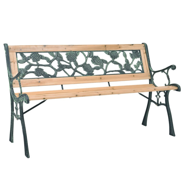 Patio Benches Garden Bench 122 Cm Wood