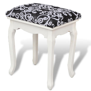 Dressing Tables Dressing Stool Black Fabric