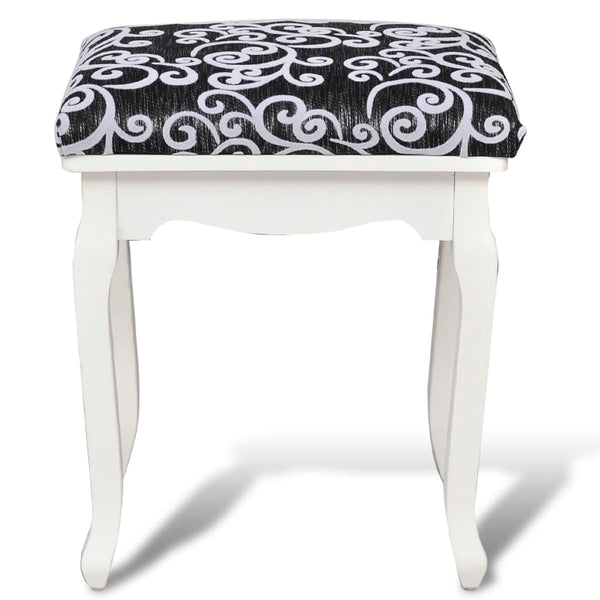 Dressing Tables Dressing Stool Black Fabric