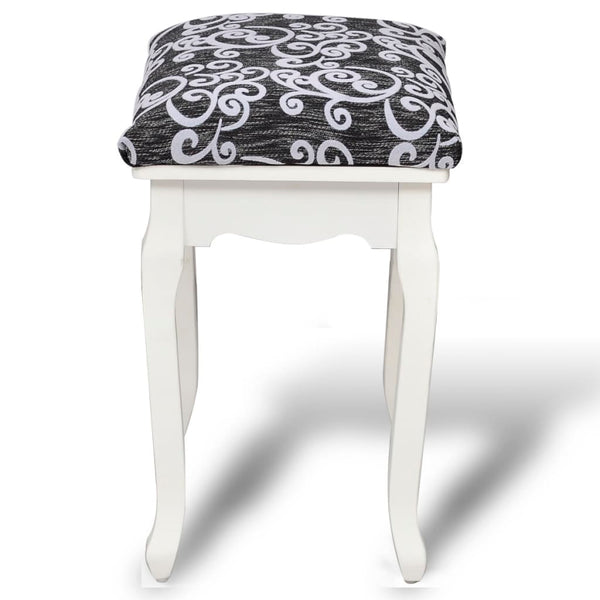 Dressing Tables Dressing Stool Black Fabric