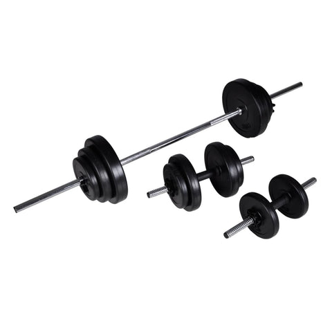 Dumbbells Barbell +2 Dumbbell Set 30.5Kg