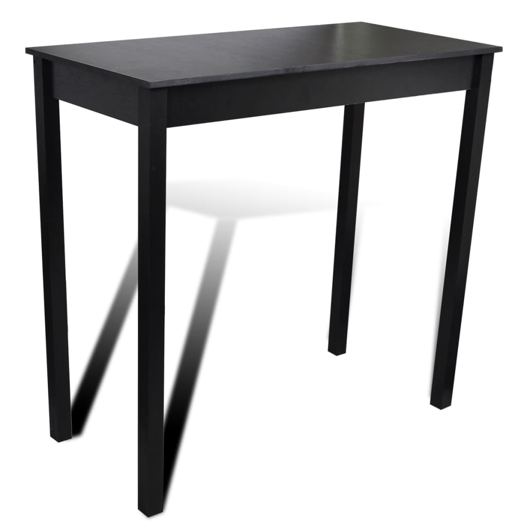 Bar Tables Bar Table Mdf Black 115X55x107 Cm