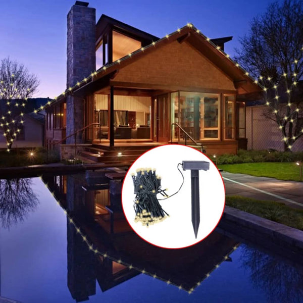 Seasonal Decorations Led Solar String Lights Warm White Christmas Decoration