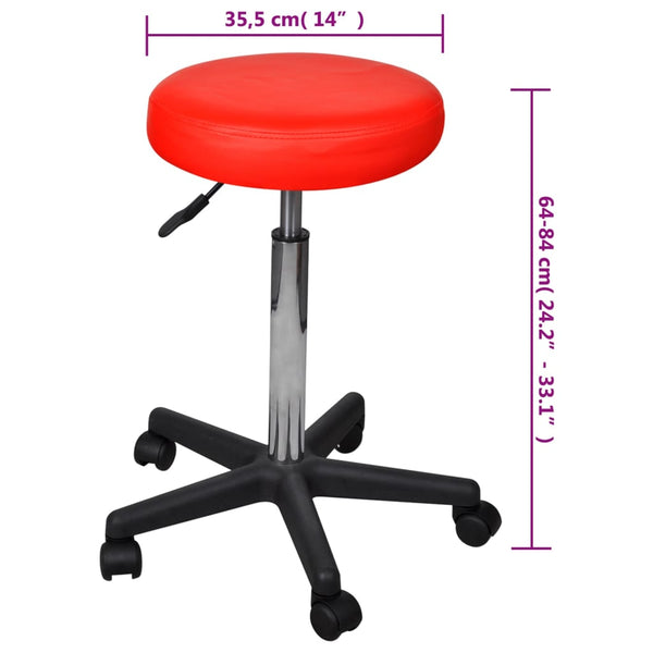 Chairs Office Stool Red