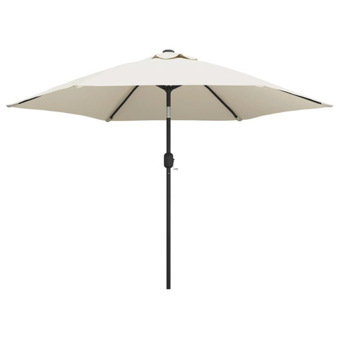 Patio Umbrellas Parasol Sand White 3M Steel Pole