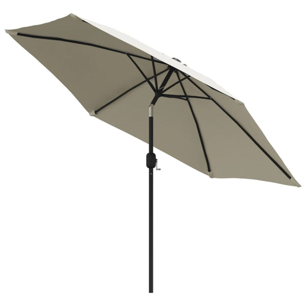 Patio Umbrellas Parasol Sand White 3M Steel Pole