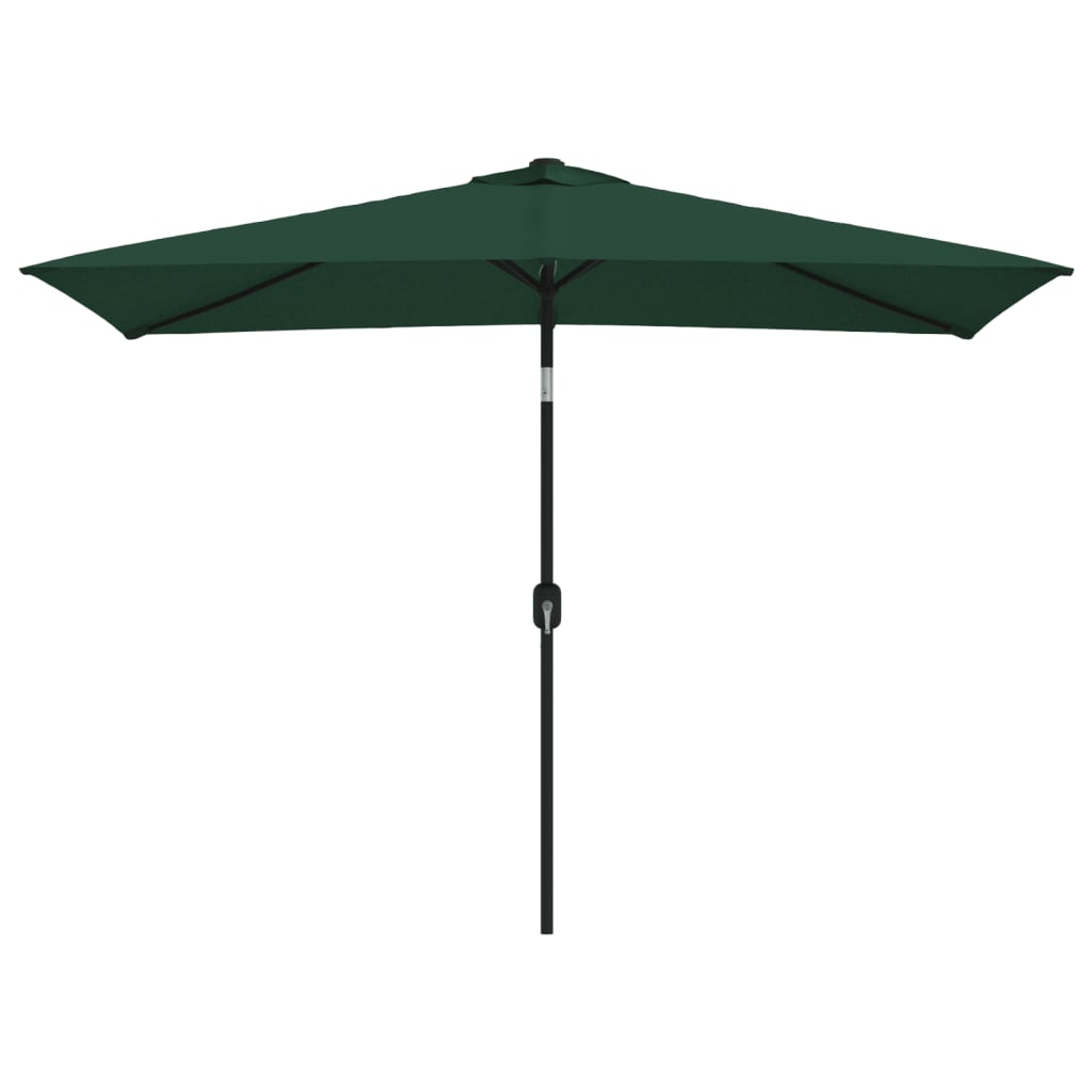 Patio Umbrellas Parasol 200 X 300 Cm Green Rectangular