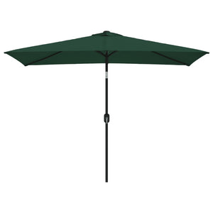 Patio Umbrellas Parasol 200 X 300 Cm Green Rectangular