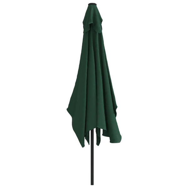 Patio Umbrellas Parasol 200 X 300 Cm Green Rectangular