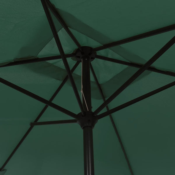 Patio Umbrellas Parasol 200 X 300 Cm Green Rectangular