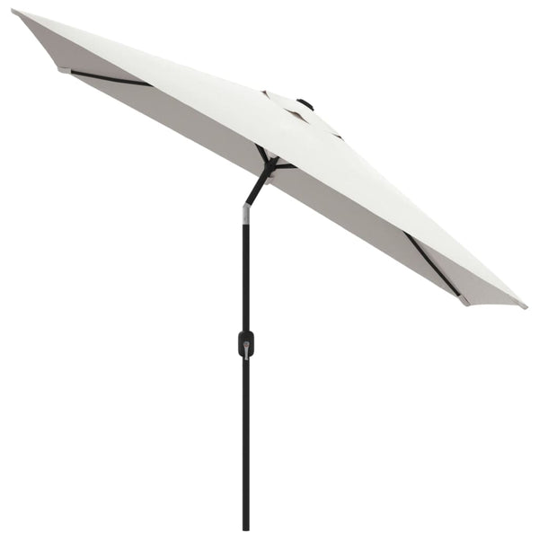 Patio Umbrellas Parasol 200 X 300 Cm Sand White Rectangular