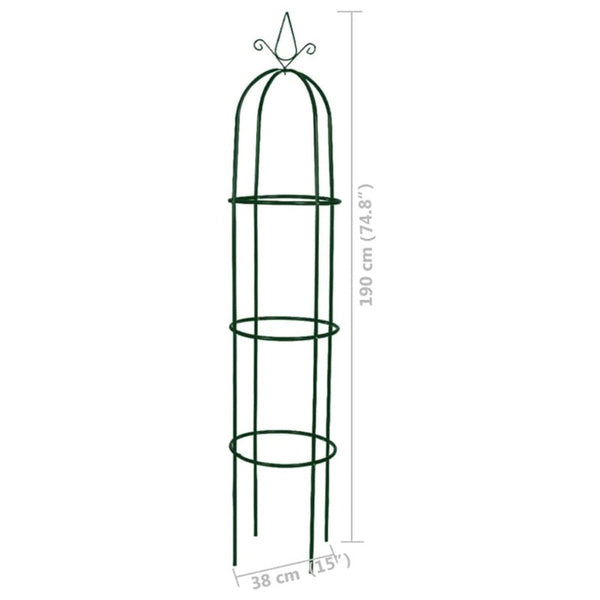 Garden Arches Garden Arch Tower 2 Pcs