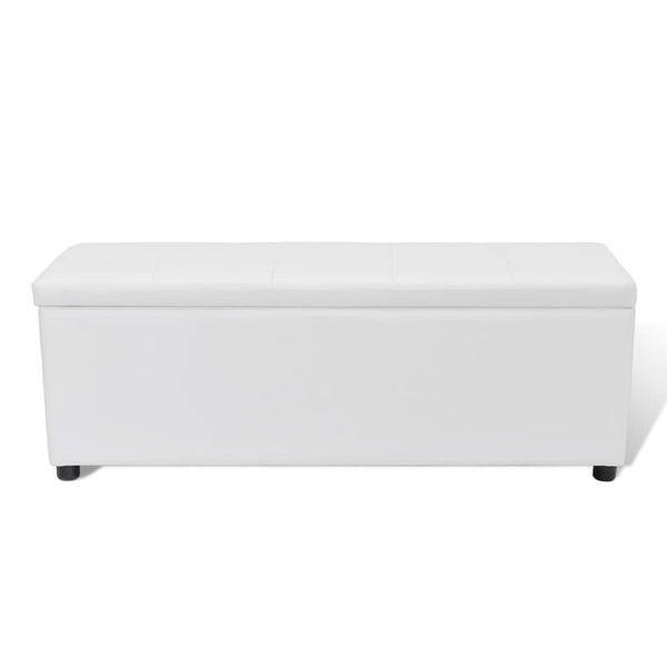 Benches Storage Bench White Medium Size