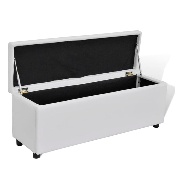 Benches Storage Bench White Medium Size