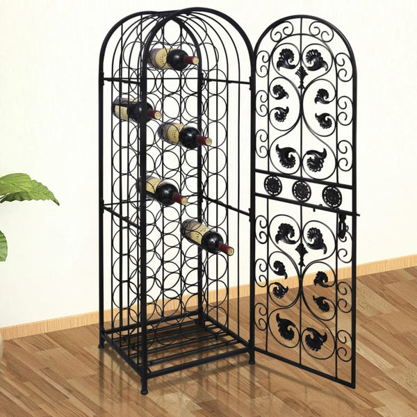 Wine Rack For 45 Bottles Metal