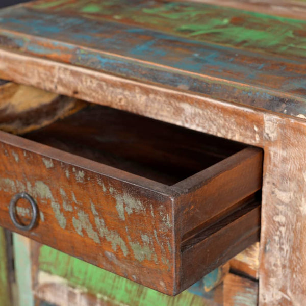 Side Tables End Table With 1 Drawer Door Reclaimed Wood