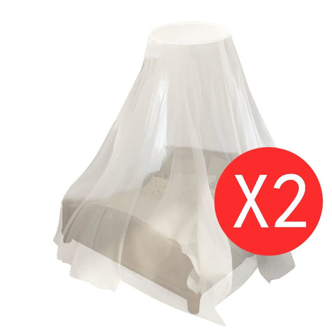 Insect Nets & Repellents Mosquito Net 2 Pcs Round 56X325x230 Cm