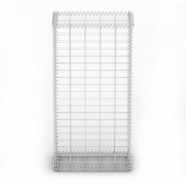 Gabion Basket With Lids Galvanised Wire 100 X 50 30 Cm