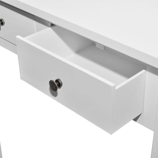 Hall Tables Dressing Console Table With Two Drawers White