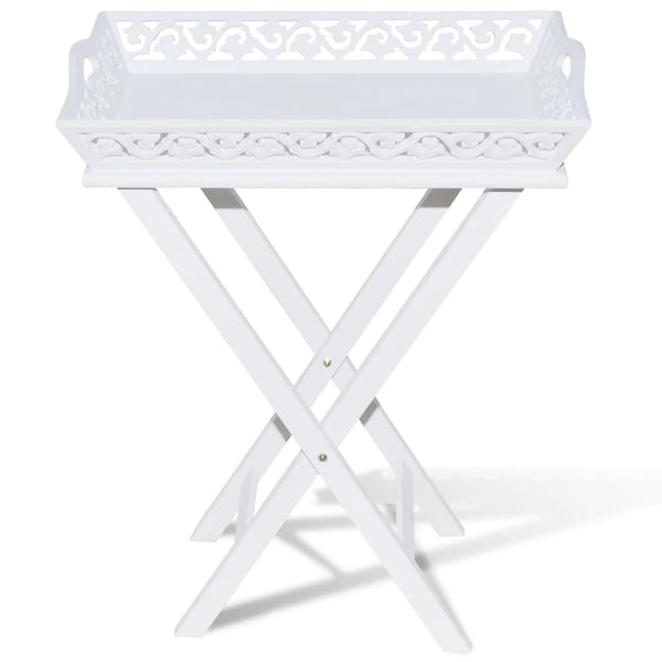 Side Tables Side Table With Tray White