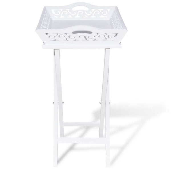 Side Tables Side Table With Tray White