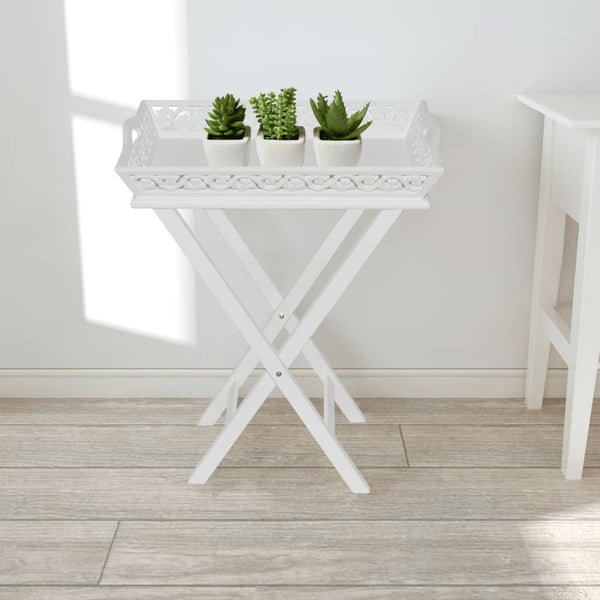 Side Tables Side Table With Tray White