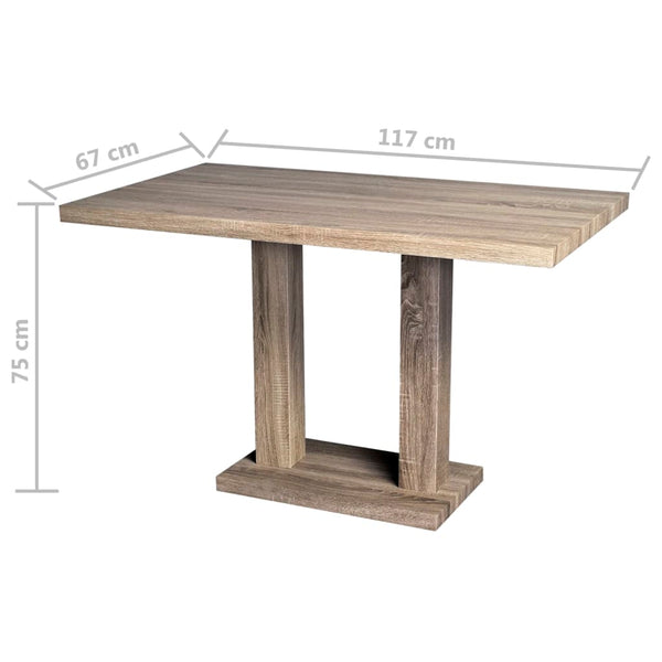 Dining Tables Dining Table Mdf Oak Look