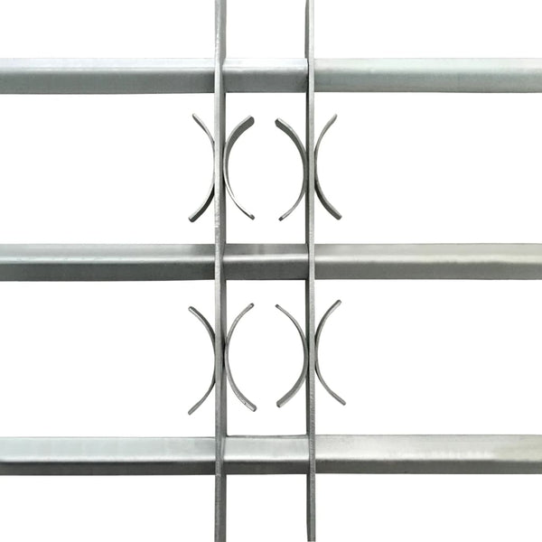 Window Screens Adjustable Security Grille For Windows With 3 Crossbars 1000 1500 Mm