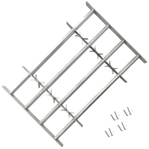 Window Screens Adjustable Security Grille For Windows With 4 Crossbars 500 650 Mm