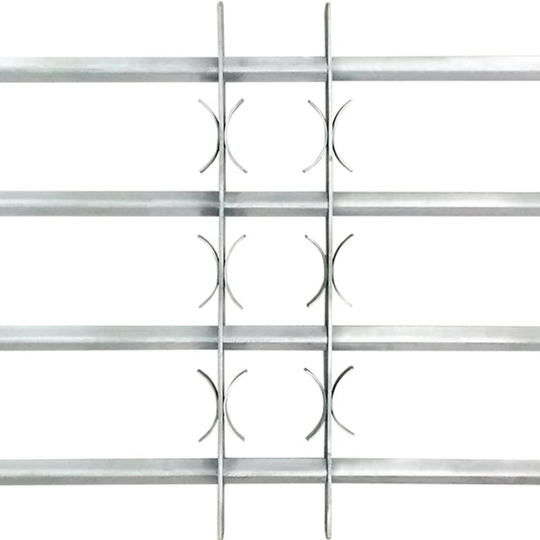 Window Screens Adjustable Security Grille For Windows With 4 Crossbars 500 650 Mm