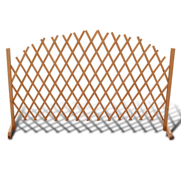 Trellis Fence Solid Wood 180X100 Cm