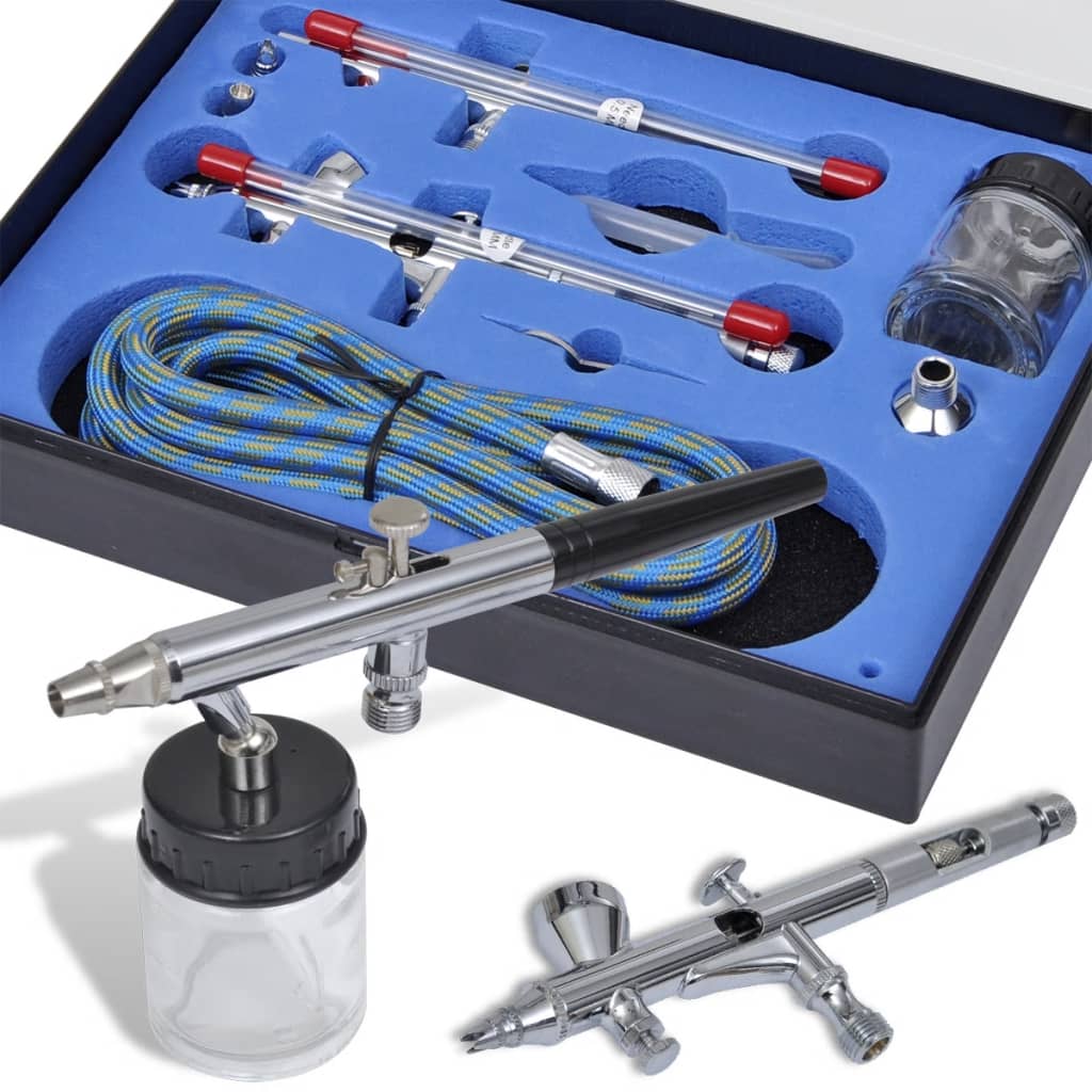 Other Painting Accessories Airbrush Set With 2 Spray Guns