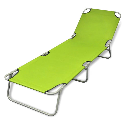 Loungers Folding Sun Lounger Powder Coated Steel