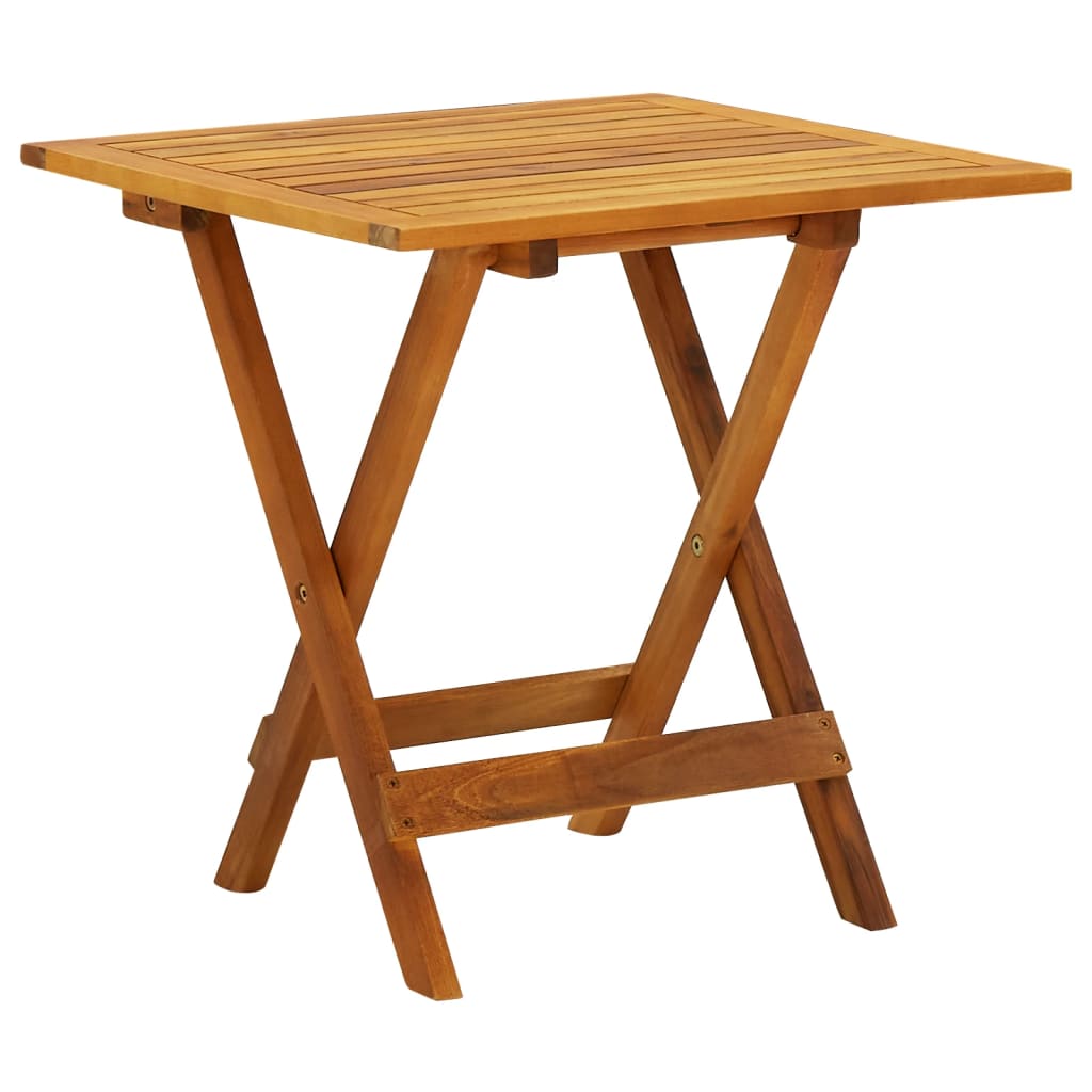 Patio & Garden Tables Bistro Table 46X46x47 Cm Solid Acacia Wood