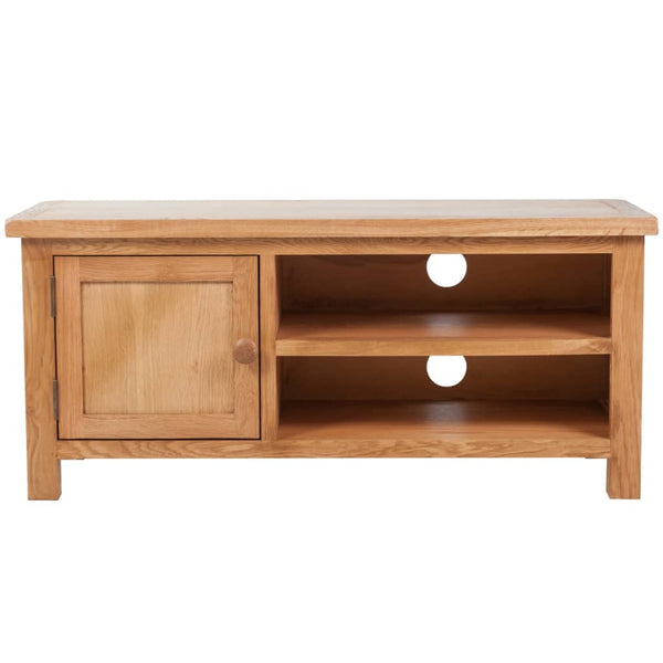 TV Stands & Entertainment Units Tv Cabinet 103 X 36 46 Cm Solid Oak Wood