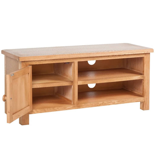 TV Stands & Entertainment Units Tv Cabinet 103 X 36 46 Cm Solid Oak Wood