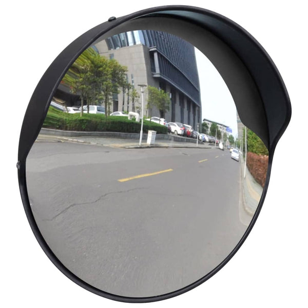 Traffic Mirrors Convex Traffic Mirror Pc Plastic Black 30 Cm Outdoor