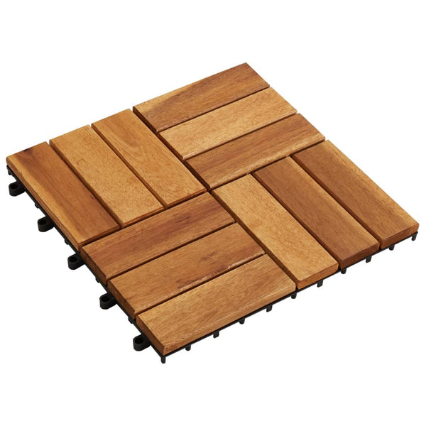 Floor & Wall Tiles Decking Tiles 30 X Cm Acacia Set Of