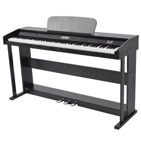 Electronic Keyboards 88 Key Digital Piano With Pedals Black Melamine Board