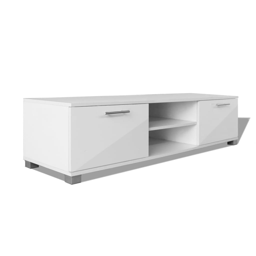 Tv Cabinet High-Gloss White 120X40.3X34.7 Cm