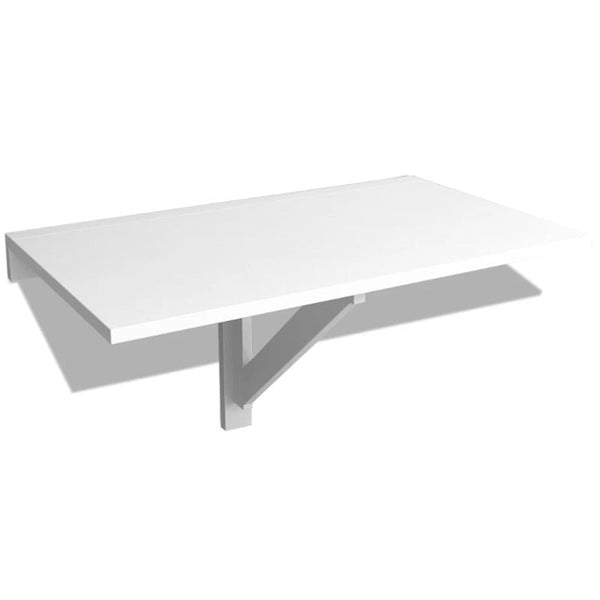 Tables Folding Wall Table White 100X60 Cm