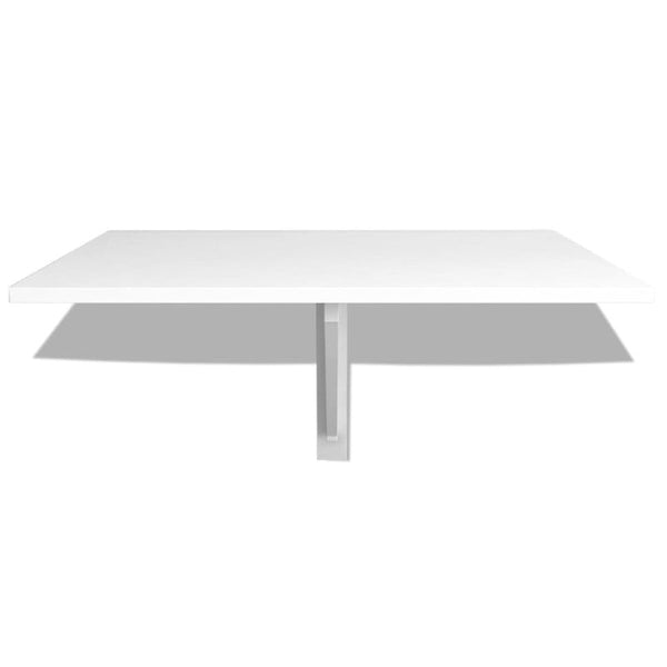 Tables Folding Wall Table White 100X60 Cm