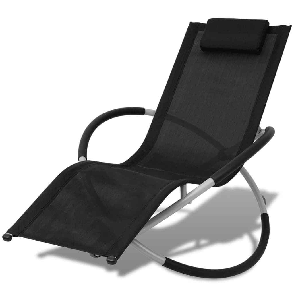 Loungers Outdoor Geometrical Sun Lounger Steel