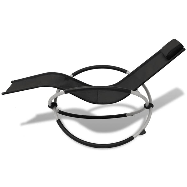 Loungers Outdoor Geometrical Sun Lounger Steel