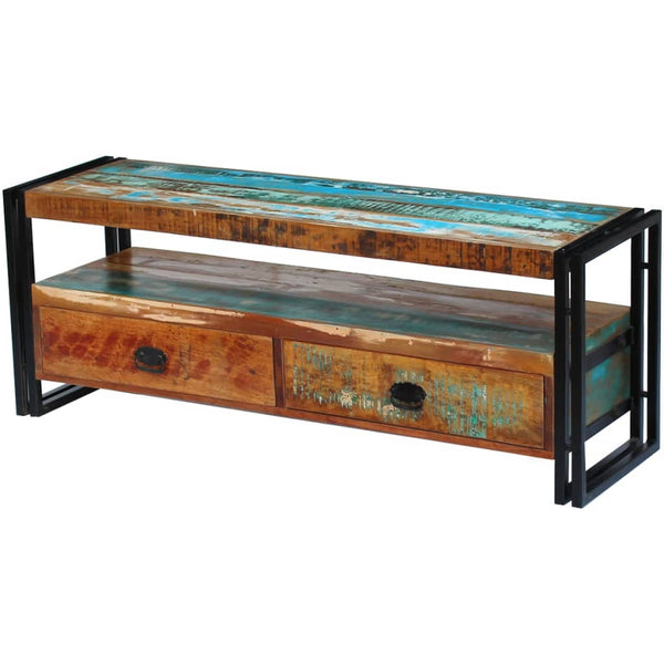 TV Stands & Entertainment Units Tv Cabinet Solid Reclaimed Wood